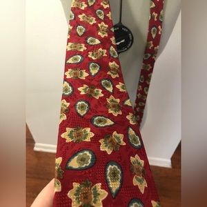 Jarrod's VTG tie made in USA hand printed silk